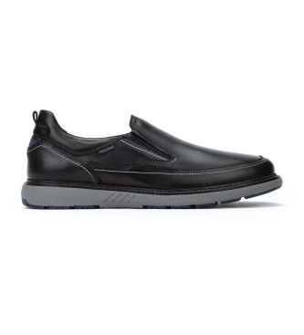 Pikolinos para hombre. M8D-3054C1 Mocasines de Piel Bilbao negro (39), Plano, Ninguno, Casual