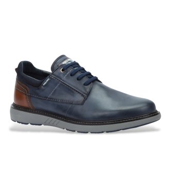 Pikolinos para hombre. M8D-4292C1 Zapatos de Piel Bilbao M8D marino (42), Azul, Plano, Cordones, Casual