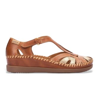 Pikolinos para mujer. W8K-1569C4 Zapatos de Piel Cadaques marrón (40), 3 a 5cm, Velcro, Casual