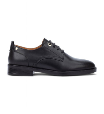 Pikolinos para mujer. W3C-4867 Zapatos de piel Puertollano negro (36), 1 a 3cm, Cordones, Casual, Clásico