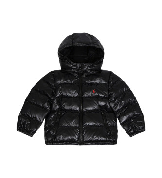 Polo Ralph Lauren para niño. 322978459001 Abrigo Glossed Down negro (7años=124/134cm), Casual, Sostenible, Nylon reciclado, moda infantil