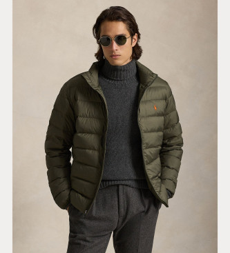 Polo Ralph Lauren para hombre. 710967774007 Abrigo The Colden verde (L), Casual, Poliéster Reciclado, Sostenible