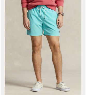 Polo Ralph Lauren para hombre. 710907255004 Bañador bermuda Traveler azul (L), Beachwear, Poliéster