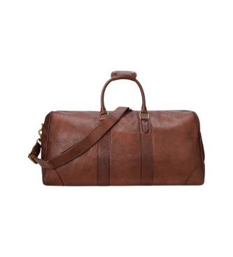 Polo Ralph Lauren para hombre. 405946034001 Bolsa de viaje de cuero Heritage marrón (OSFA), Casual, Piel
