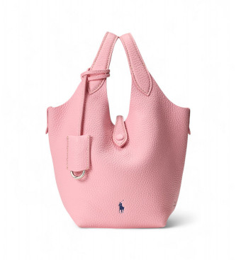 Polo Ralph Lauren para mujer. 428944657003 Bolso tote y cruzado Polo Play de piel rosa (OSFA), Casual