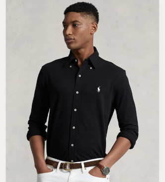 Para hombre. 710654408008 Camisa de malla (S), Casual, Algodón, Manga larga