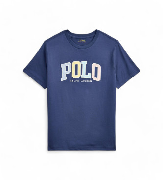 Polo Ralph Lauren para niño. 323965824001 Camiseta con logotipo azul (8años=136/138cm), Casual, Algodón, Manga corta, Marino, moda infantil