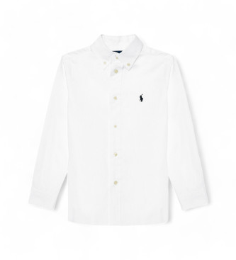 Polo Ralph Lauren para niño. 322819238001 Camisa Oxford blanco (6años=117/123cm), Casual, Algodón, Clásico, Manga larga, moda infantil