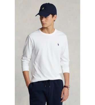 Polo Ralph Lauren Camiseta de punto jersey Custom Slim Fit blanco
