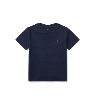 Polo Ralph Lauren para niño. 322832904037 Camiseta con logo marino (6años=117/123cm), Casual, Algodón, Manga corta, moda infantil