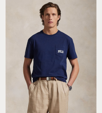 Polo Ralph Lauren para hombre. 710974585001 Camiseta de punto con Polo Bear marino (L), Casual, Algodón, Manga corta