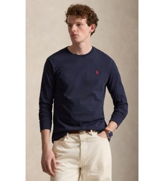 Polo Ralph Lauren Camiseta de punto jersey Custom Slim Fit marino