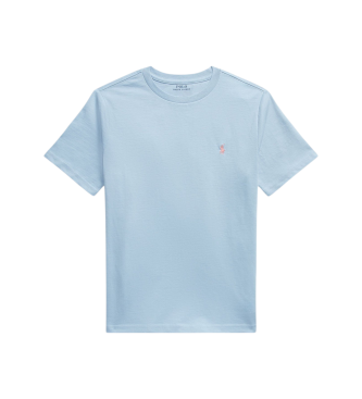 Polo Ralph Lauren Camiseta de punto jersey de algodón azul ( 6/7años= 136/138cm)