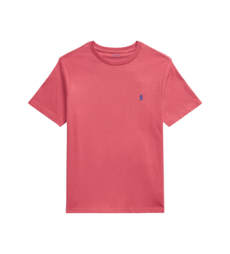 Polo Ralph Lauren Camiseta de punto jersey de algodón rojo ( 13/14Años= 163/174cm)