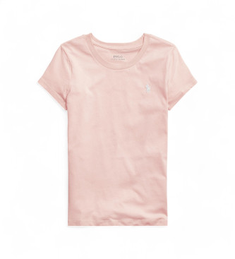 Polo Ralph Lauren Para Menina. 313833549033 T-Shirt De Manga Curta Cor-De-Rosa (10AñOs=136/142Cm), Casual, AlgodãO, Moda Infantil-image