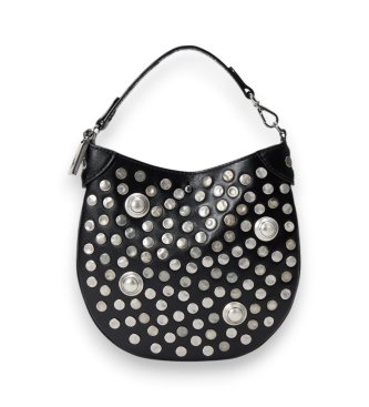 Polo Ralph Laurenvoor vrouwen. 428P14302001 Zwarte Polo ID-handtas van leer (OSFA), Casual