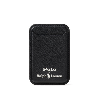 Polo Ralph Lauren para hombre. 405P17558001 Cartera de piel Magsafe negro (OSFA), Casual