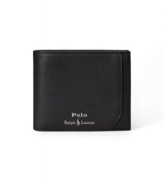 Polo Ralph Lauren para homem. 405974626001 Pasta de couro macio 3 em 1 preta (OSFA), Preto, Casual, Pele