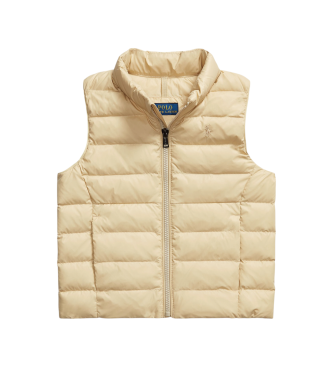 Polo Ralph Lauren para niño. 322B15067005 Chaleco Colden Plegable beige (6años= 124/134cm), Casual, Nylon, Sostenible, Nylon reciclado, moda