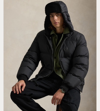 Polo Ralph Lauren para hombre. 710967783003 Chaqueta de plumas Ripstop Wyoming negro (S), Casual, Poliéster Reciclado, Sostenible