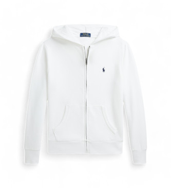 Polo Ralph Lauren para niño. 323964134001 Sudadera con capucha blanco (8años=136/138cm), Casual, Deportivo, Algodón, moda infantil