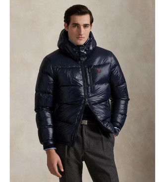 Polo Ralph Lauren para hombre. 710968281002 Chaqueta Gorham brillante de plumón marino (S), Casual, Sostenible, Nylon reciclado