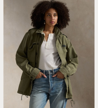 Polo Ralph Laurenvoor vrouwen. 211941066001 Iconisch jack groen (XS), Casual, Katoen