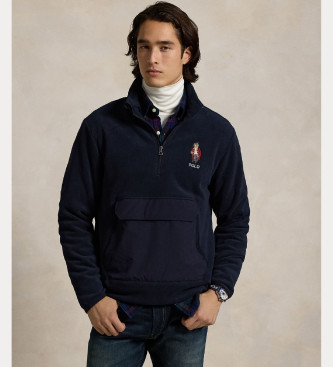 Polo Ralph Lauren para hombre. 710951649001 Chaqueta Polo Bear Fleece Hybrid marino (M), Casual, Poliéster
