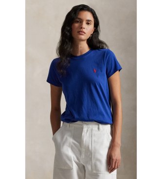Polo Ralph Lauren Camiseta de punto de algodón Classic Fit azul