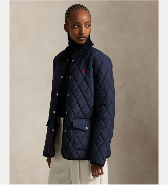 Polo Ralph Lauren para mujer. 211965336002 Chaqueta Barn marino (S), Casual, Poliéster