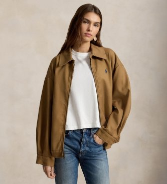 oversize vindjacka i bomull