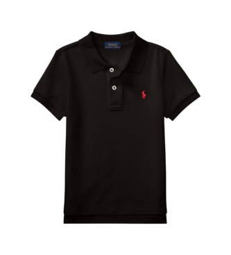 Polo Ralph Lauren unisex para niños. 322603252001 El icónico polo de piqué negro (5años=109/116cm), Casual, Algodón, Manga corta, moda infan