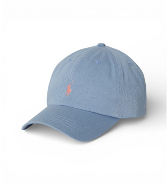 Polo Ralph Lauren unisex para niños. 323785653508 Gorra de sarga de algodón azul (56 cm), Casual, moda infantil