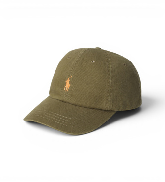 Polo Ralph Lauren para mujer. 211912843006 Gorra Iconic Ball verde (OSFA), Casual, Algodón