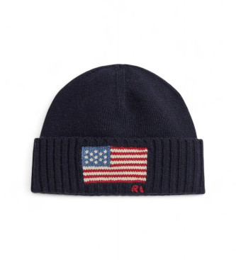 Polo Ralph Lauren para hombre. 449P02044001 Gorro Bandera marino (OSFA), Casual, Lana