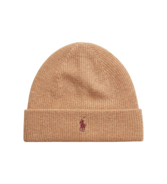 Polo Ralph Lauren para hombre. 710920660007 Gorro de cachemira lavable marrón (OSFA), Casual