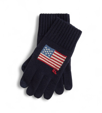 Polo Ralph Lauren para hombre. 449P02045001 Guantes Bandera marino (OSFA), Azul, Casual, Lana