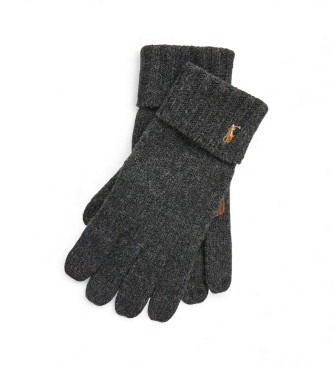 Polo Ralph Laurenvoor mannen. 449959338003 Grijze handschoenen van merinowol (OSFA), Casual, Grijs