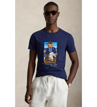 Para hombre. 710B21964001 Camiseta Custom Slim Fit con Polo Bear (S), Casual, Algodón, Manga corta