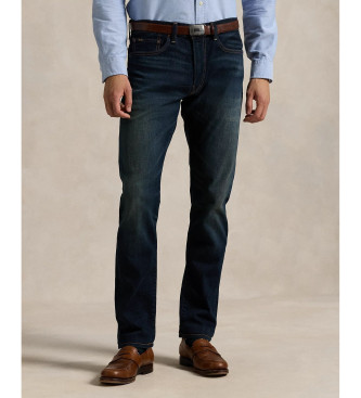 Polo Ralph Lauren para hombre. 710956085001 Jeans Sullivan Slim Fit elásticos azul (33/32), Casual, Algodón, Denim