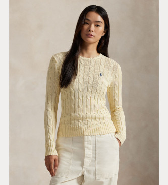 Polo Ralph Lauren para mujer. 211971869015 Jersey Julianna amarillo (M), Casual, Algodón