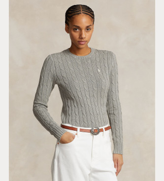 Polo Ralph Lauren para mujer. 211943903001 Jersey Julianna gris (L), Casual, Algodón