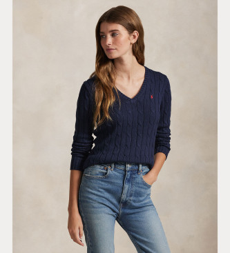 Polo Ralph Lauren para mujer. 211971870004 Jersey Kimblery marino (S), Casual, Algodón