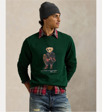 Polo Ralph Lauren para hombre. 710981794001 Jersey Polo Bear Fleece verde (S), Casual, Algodón
