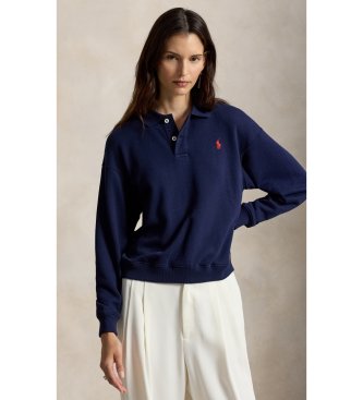 Polo Ralph Lauren Jersey tipo polo de felpa ligera marino