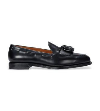 Polo Ralph Lauren para hombre. 811967540002 Mocasines de Piel Maestra negro (42), Plano, Ninguno, Casual
