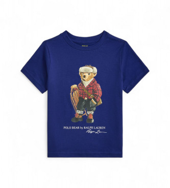 Polo Ralph Lauren para niño. 322981260001 Camiseta de punto jersey de algodón azul (6años=117/123cm), Casual, Manga corta, moda infantil