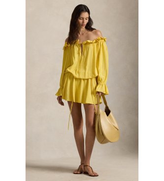 Para mujer. 211A96354001 Vestido de crepé (36), Casual, Fiesta, Viscosa, Manga larga