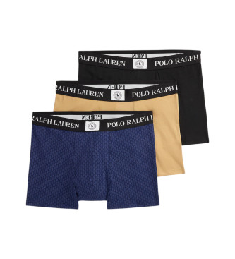Polo Ralph Lauren para hombre. 714981412007 Pack de tres boxers multicolor (XL), Homewear, Algodón