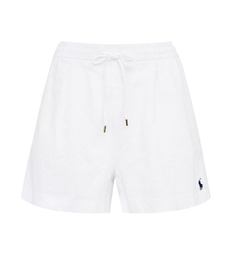 Polo Ralph Lauren para mujer. 211A12950002 Pantalón corto de lino blanco (M), Casual